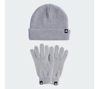 Pack gants et bonnet Light Grey Heather / White M/L