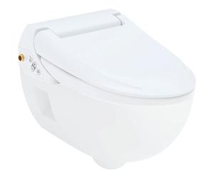 Pack Geberit AquaClean 4000 abattant avec WC suspendu Blanc alpin - GEBERIT 146.135.11.1