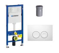 Pack Geberit DuoFix 100 + Plaque de Commande Delta 21 Blanche (SETUP100-PRO1)