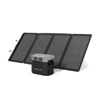 Pack Générateur Solaire EcoFlow DELTA 2 et panneau 220 W, capacité de 1-3 kWh, batterie LFP, charge rapide, Seuls Quelques Petits défauts dans l'emballage, Le Produit n'a Pas été utilisé