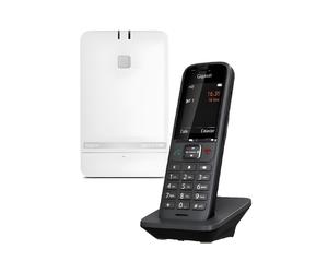 Pack Gigaset N610IP PRO + S700H PRO Ensemble avec station de base IP DECT monocellulaire et terminal sans-fil, idéal pour la communication mobile dans