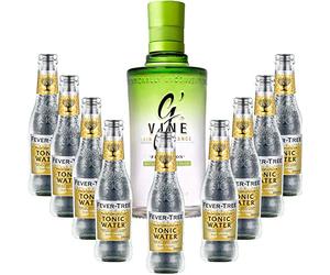 Pack Gintonic - G'Vine + 9 Fever Tree Indian Premium Water - (70cl + 9 * 20cl)
