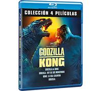 Pack Godzilla Monsterverse – 4 films – Blu-ray – Import – W & B