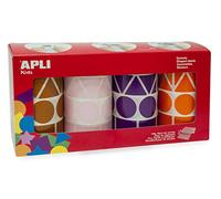 Pack gommettes 4 rouleaux XL .MA./ROS/LI./NA.