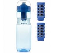 Pack Gourde filtrante Nomad + 2 filtres de rechange (Bleu)