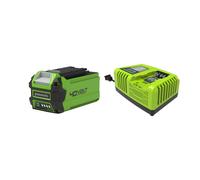 Pack GREENWORKS 40V - 1 batterie 2,0Ah Lithium-ion - 1 Chargeur rapide
