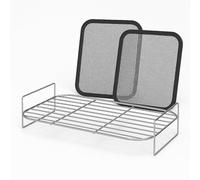 Pack Grille double hauteur 10L+2 Filets anti-projections protecteur de résistance Compatible avec Cosori TwinFry 10 L Accessoires de Friteuse à Air Passe au Lave-vaisselle Pack Grille anti-projections