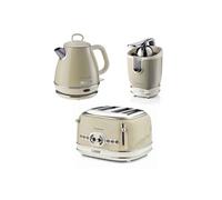 Pack Grille-pain rétro 4 fentes + Bouilloire électrique 1 L + Presse-agrumes