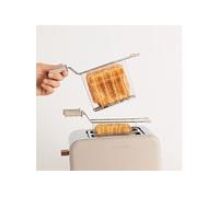 Pack grille-pain rétro - TOAST RETRO Petit grille-pain à fentes larges 2 grilles pour sandwichs