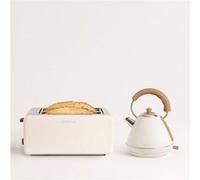 Pack Grille-pain TOAST RETRO + Bouilloire KETTLE RETRO Blanc Cassé