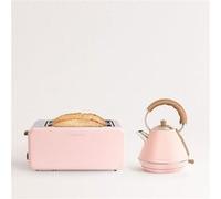 Pack Grille-pain TOAST RETRO + Bouilloire KETTLE RETRO Rose Pastel