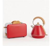 Pack Grille-pain TOAST RETRO + Bouilloire KETTLE RETRO Rouge