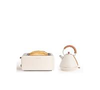 Pack grille-pain TOAST RETRO + bouilloire KETTLE RETRO - Blanc cassé Beige G