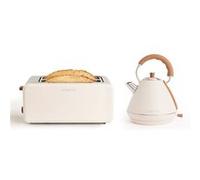 Pack grille-pain TOAST RETRO + bouilloire KETTLE RETRO - Blanc cassé Beige G
