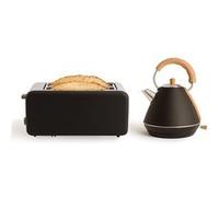 Pack grille-pain TOAST RETRO + bouilloire KETTLE RETRO - Noir Noir G