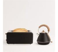 Pack Grille-pain TOAST RETRO + Bouilloire KETTLE RETRO Noir