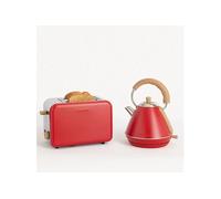 CREATE/PACK TOAST RETRO + KETTLE RETRO M/Grille-pain rouge avec bouilloire rouge/Bouilloire 1 L