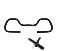 Pack guidon vélo aluminium multi position avec mousse ( Noir / 590 mm )