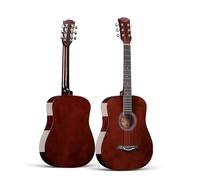 Pack Guitare Acoustique 41 Pouces Pour Débutants, Guitare Classique Électro-acoustique À Cordes En Nylon Avec Housse De Transport Et Tous Les Accessoires(brun)