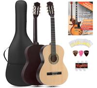 Pack Guitare Acoustique Classique 7/8 pour Debutants Housse Accordeur Plectres