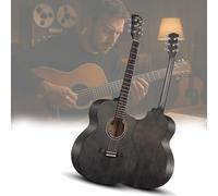 Pack Guitare Acoustique, Kit De Guitare Classique Pour Débutants, Idéal Comme Cadeau De Noël Pour Enfants, Adultes Et Adolescents(Gray-B,40 in)