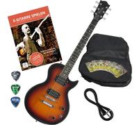 Pack Guitare Électrique LP Sunburst Single Cut Pickup Érable avec Acessoires Set