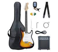 Pack Guitare électrique Sunburst - McGrey Rockit - Guitare électrique Kit Complet Ampli de 10 W Housse Accordeur et Sangle