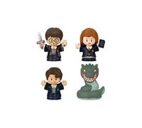Pack Harry Potter 4 Mini Figurines Fisher-Price Little People Collector Chambre des Secrets 6 cm