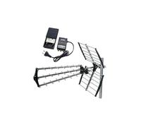 PACK HDSAT ANTENNE TNT TRINAPPE GAIN 18dB UHF rateau + Kit Preamplificateur de Mat 5G TNT UHF + Alim