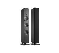 Audizio ARCO Tour de Son Hi-FI Stéréo 320W Noire - Pack Enceintes Colonnes Active + Passive avec BT, USB et Optique Tour de Son Design pour Salon, TV et Musique