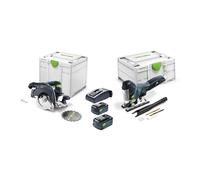 Pack HKC 55 + PSC 420 + 2 batteries 18V 5 Ah + 1 chargeur TCL 6 FESTOOL