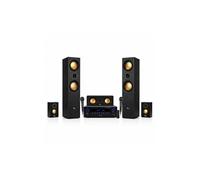 Pack Home Cinéma 5.1 850W Ampli Karaoké USB SD AUX DVD FM + 2 Micros Filaire