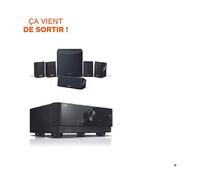 Pack Home Cinema - YAMAHA - YHT4960 BL - 5 canaux - Ampli 8K/4K - Bluetooth/Wi-Fi/AirPlay