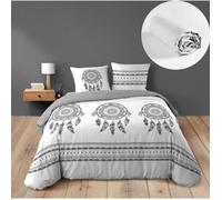 Pack Housse de couette 260 x 240 cm rêve indien + drap housse 160x200 cm
