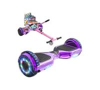 Pack Hoverboard et Hoverkart 6,5 pouces Bluetooth LED Violet et Rose