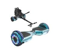 Pack Hoverboard + Hoverkart 6,5 pouces Vert Noir Bluetooth LED