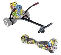 Hoverboard et Gyropode Urbanglide Pack Hoverboard + kart multicolore - Roues 6.5 - 550W - 4Ah - Longueur ajustable