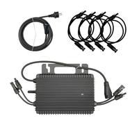 Pack Hoymiles HMS-1000W-2T Micro-onduleur 1000W - WiFi & Bluetooth - Pour 2 Panneaux + Câble AC HMS 5m + 4 Rallonges Staubli MC4 1m