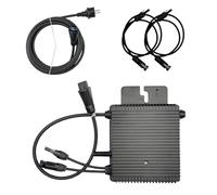 Pack Hoymiles HMS-500W-1T Micro-onduleur 500W - WiFi & Bluetooth - pour 1 Panneau + Câble AC HMS 5m + 2 Rallonges Staubli MC4 1m