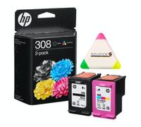 Pack HP 308 pour imprimant HP Envy 6100 6110 6120 6122 6130 6132 6520 6530 6532