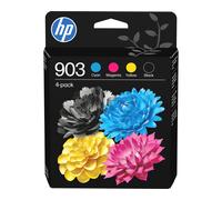 Pack HP 903 1 noire + 3 cartouches couleurs pour imprimante jet d'encre - Cartouche authentique - - Bruneau