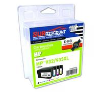 Pack Hp932-933xl Pack De 4 Cartouches Compatibles Surdiscount