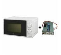 Pack HTC EQUIPEMENTS Convertisseur de Tension 24/220V 1200W avec télécommande et micro-onde High One 220V 20L 700W