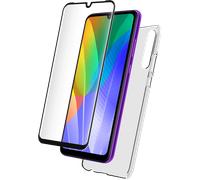 Pack Huawei Y6P Coque Transparente + Verre trempé Bigben
