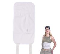 Pack Huile de Ricin Bio - Lot de soins corporels pour la taille et le cou | Sangle élastique pour compresse d'huiles essentielles, anti-fuite d'huile, très absorbante pour la santé du foie et moins de
