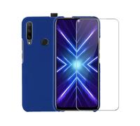 Pack IBROZ Honor 9x Coque Silicone bleu