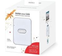 Pack Imprimante photo instantanée Fujifilm Instax Mini Link Blanc avec 1 guirlande lumineuse 10 LED et 1 album photo Blanc G