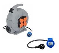 pack inovtech enrouleur electrique automatique mobile cee 15m antarion adaptateur femell