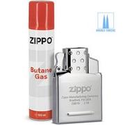 pack insert double flamme tempête et 2 x gaz butane pour briquet zippo Neutre G