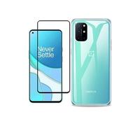 Pack intégral 360 degres pour OnePlus 8T / One Plus 8T 5G 2020 : Coque Transparente ET Protection écran FULL Cover noir
